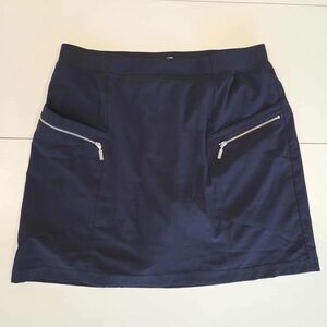 Chico’s navy‎ blue skort size 1.5 U.S. 10